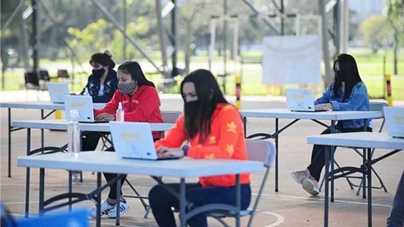 AIRE LIBRE. La revinculación comenzará con protocolos estrictos..