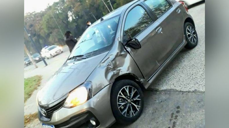 El hombre de 35 años fue trasladado al hospital Sanguinetti. .