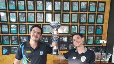 SEGUNDO Y CAMPEÓN. Brian e Ignacio Block definieron el título del certamen.