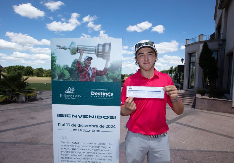 EN PILAR GOLF. Jeremías Porta Araoz, único líder entre los caballeros.&nbsp;