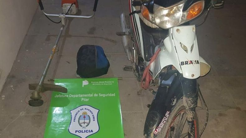 MOTO. La habían robado de la casa junto a otros elementos..