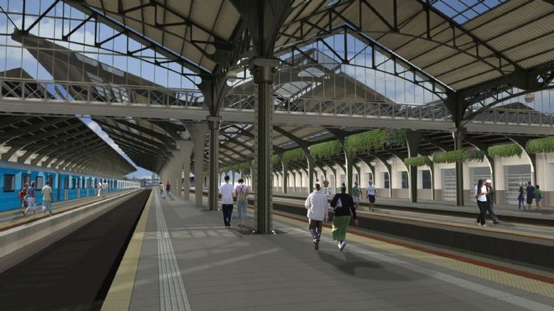 Así quedaría la terminal de Retiro, luego de las obras..