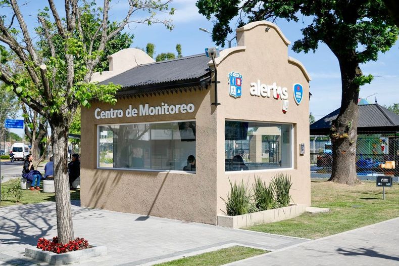 El Centro de Monitoreo inaugurado esta tarde.