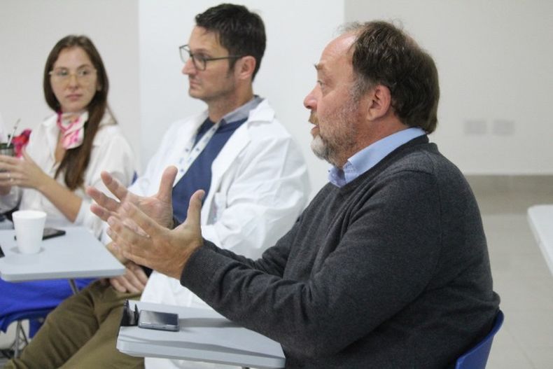 SATISFECHO El secretario de Salud Hernn Galimberti destac el funcionamiento del HCP