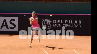 Paula Ormaechea, entrenando en Pilará..