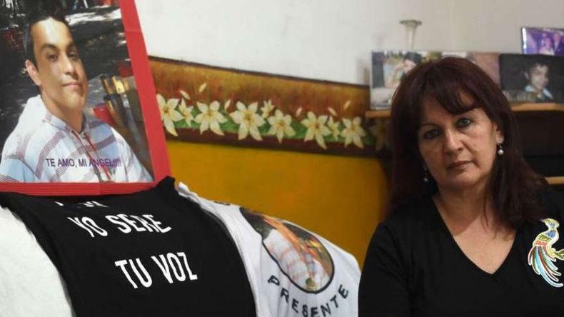JUSTICIA. Myriam Lucero espera que el acusado por la muerte de Saulo reciba una condena (foto diario Los Andes)..