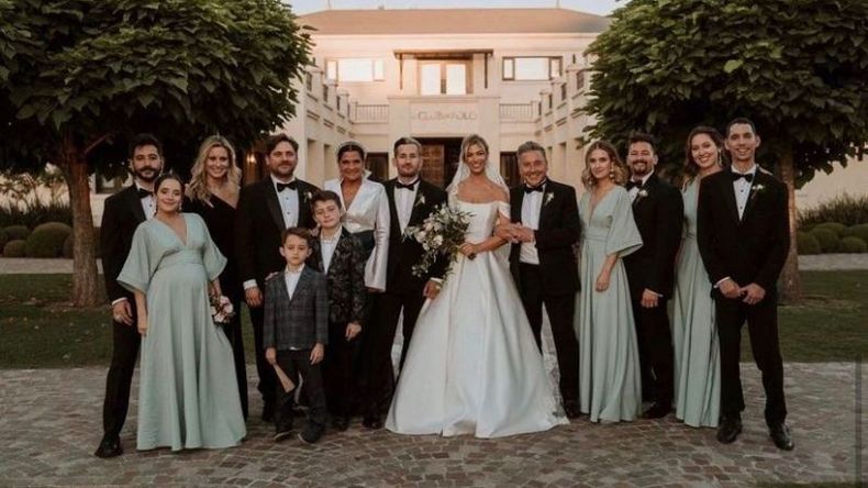 La familia Montaner al completo. .