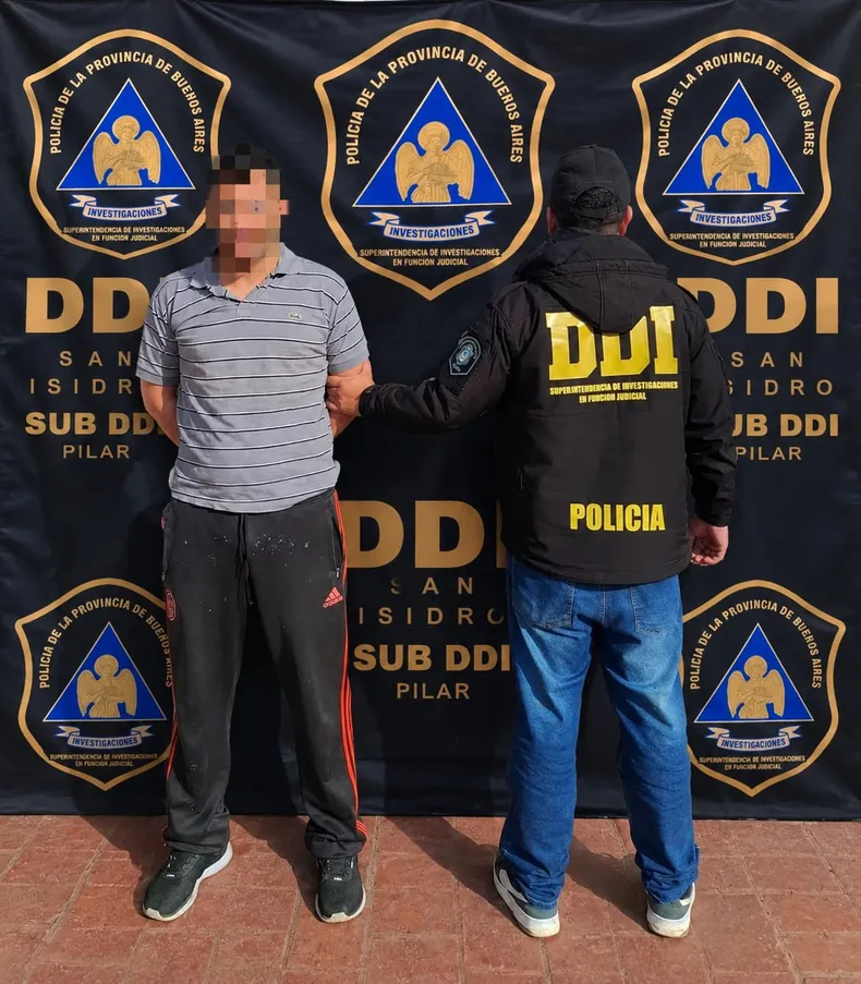 DETENIDO. Tiene 36 años y fue aprehendido esta tarde en la misma localidad de Villa Rosa.&nbsp;