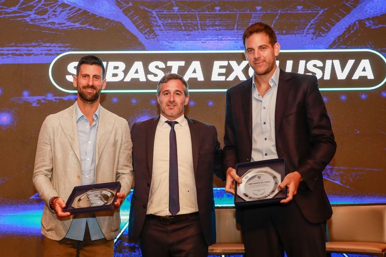 NOLE Y DELPO EN PILAR Achval les dio la bienvenida en la cena solidaria que se llev a cabo este sbadonbsp