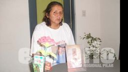 Catalina en su casa de Pilar, donde se mudó después de la muerte de su esposo..