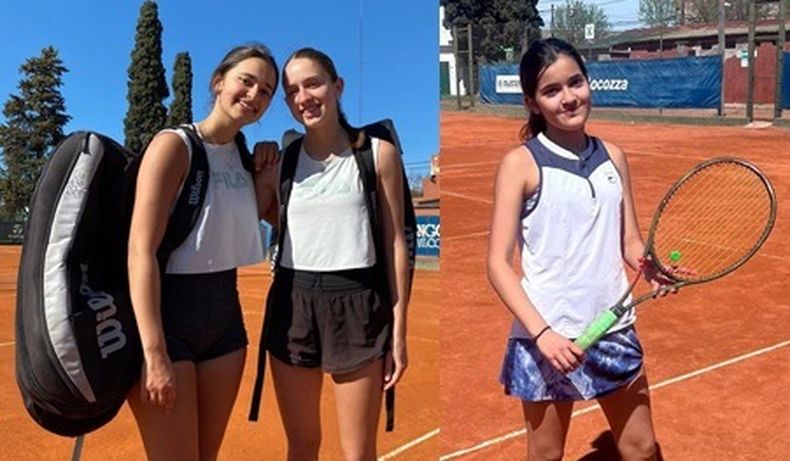 TENIS. Las hermanas Asturiano Clúa (dobles) y Maia Contrera (single) clasificación a la Feliz.
