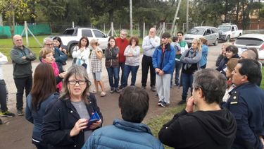 Este domingo, los vecinos exigieron más seguridad en una reunión con autoridades..