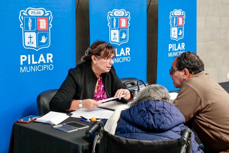 El operativo del Municipio se realiz&oacute; en el Club Municipal Del Viso.