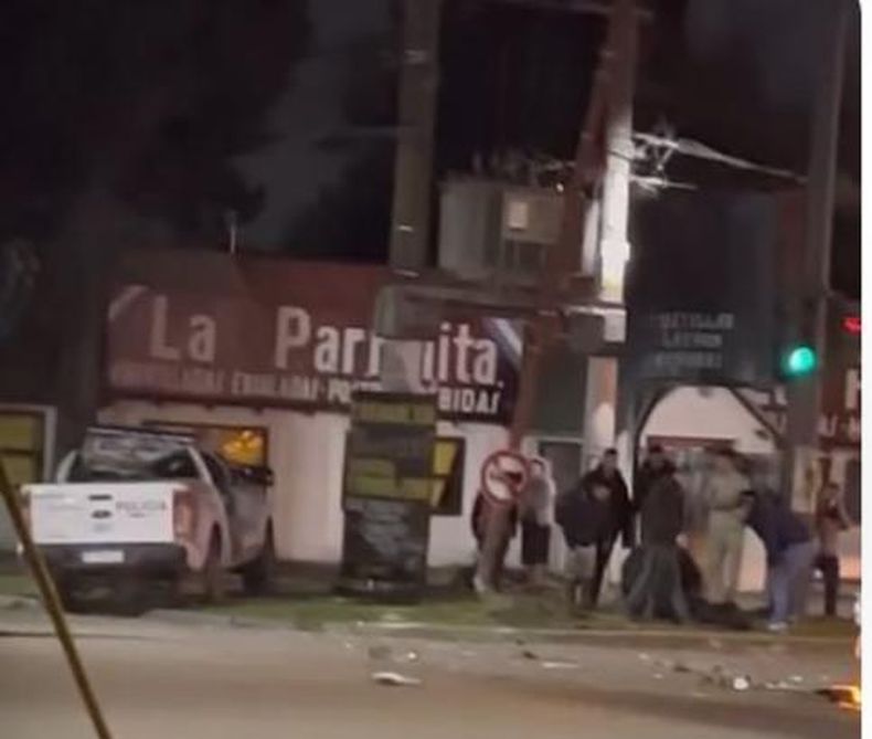 IMPACTO. Ocurrió en el cruce de Ruta 8 y Guido.