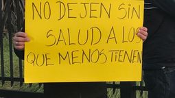 Vecinos de Los Cachorros se manifestaron por el Centro de Salud