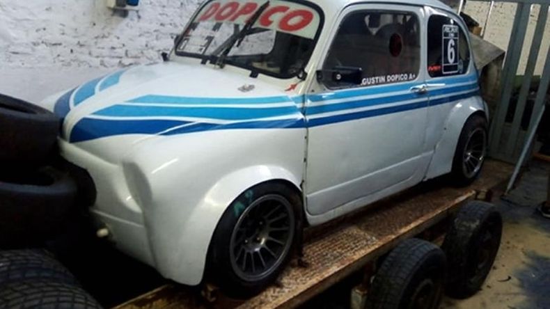 EN TALLER. Torga adquirió el auto que manejó Dopico..
