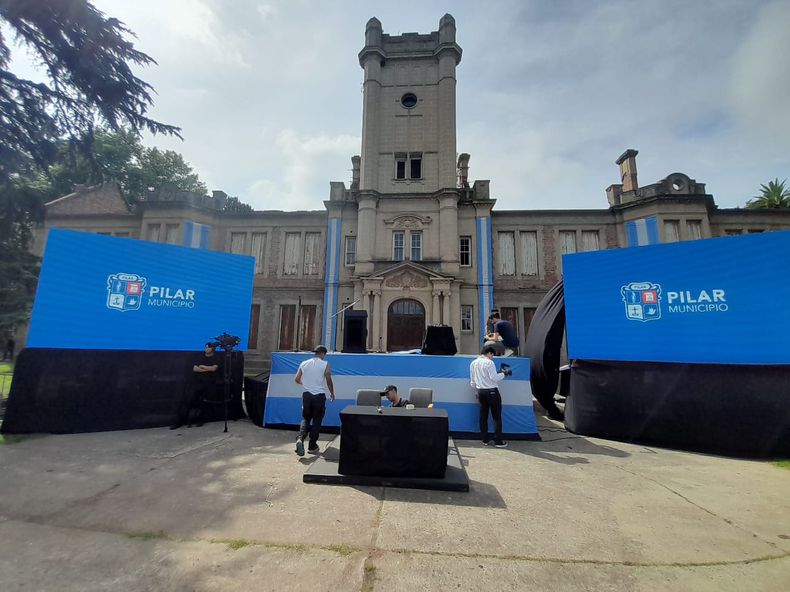 Preparativos para la asunción de Achával.&nbsp;