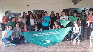 JUNTAS. La Asamblea de Mujeres de Pilar desarrolló su primer plenario..