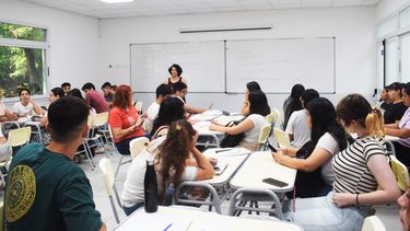 CLASES. La Universidad de Pilar ya está en plena actividad.