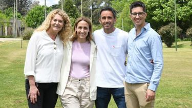 JUNTOS. Por primera vez, Neuspiller compartió campaña con Leguizamón..