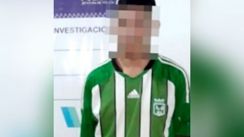 DETENIDO. Tiene 27 años y es del barrio Toro de Derqui..