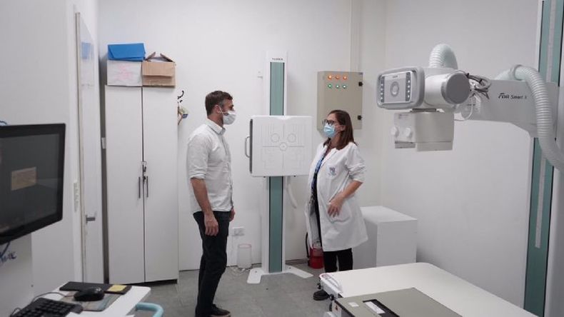 Achával recorrió hoy la UDI de Derqui y destacó que se sigue reforzando el sistema de salud local. .