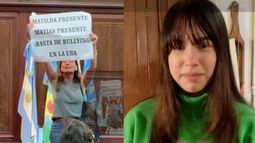 Rosana Plaza recibió el diploma de su hija Matilda y aprovechó para reclamar y crear conciencia. Rosana Plaza recibió el diploma de su hija Matilda y aprovechó para reclamar y crear conciencia.