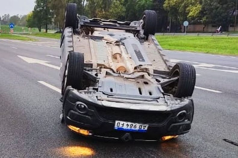 El accidente se produjo en el kilómetro 40 de la Panamericana.&nbsp;