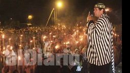 Miles de personas participaron anoche de la escenificación de la pasión de Cristo, en Zelaya..