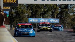 El Chevrolet de Adrián Ciocci que ganó este mediodía en Buenos Aires..