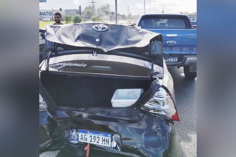 El accidente ocurrido en el Kilómetro 51 involucró a tres vehículos.&nbsp;