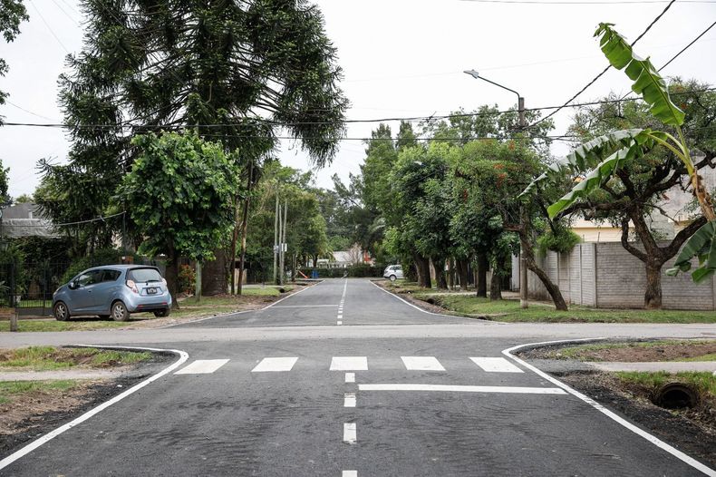Los asfaltos se realizaron en el barrio La Loma.