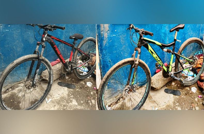 Durante el allanamiento se recuperaron dos bicicletas robadas.&nbsp;