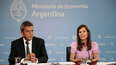 ANUNCIO. Sergio Massa y Fernanda Raverta dieron el detalle de los créditos. &nbsp;