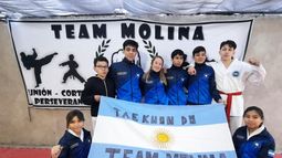 El Team Molina cosechó 11 medallas en el Mundial.