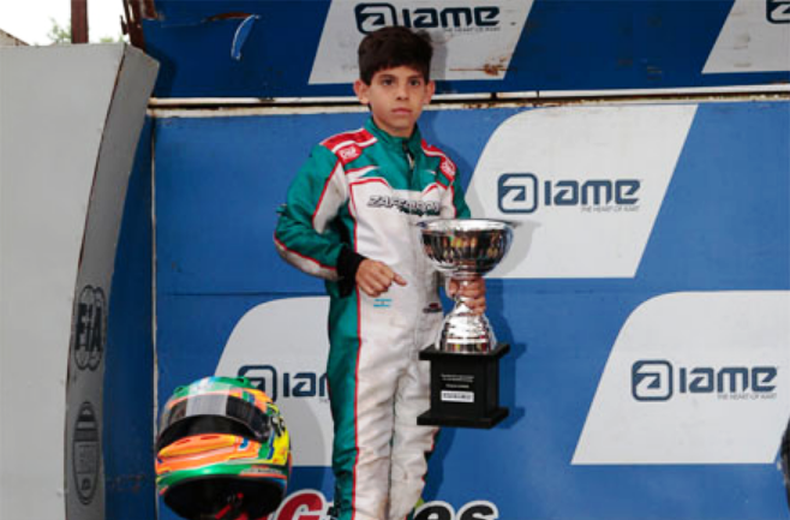 CAMPEÓN. Ramiro Carreira festejó un nuevo título en Buenos Aires.