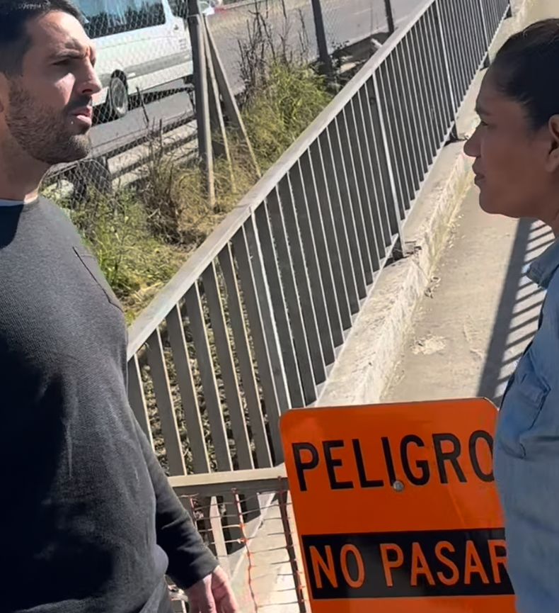 Tito se reunió con los vecinos de la zona, que expresaron sus reclamos por la falta del puente peatonal.&nbsp;