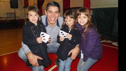 Rodríguez pasó el fin de semana en Pilar antes de renovar en Santa Fe..
