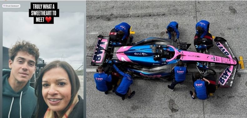 La imagen viral de Franco Colapinto en Zandvoort.