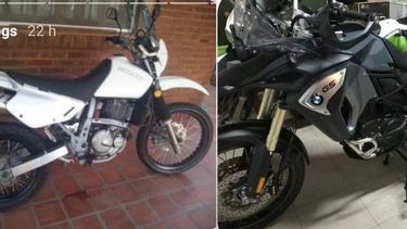 Las víctimas compartieron imágenes de las motos robadas..