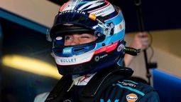 GUIÑO. Colapinto se prepara para las pruebas de la F2 en Sakhir.
