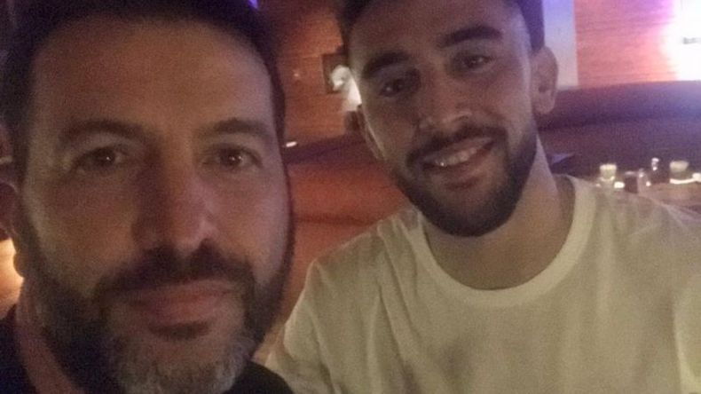 Para ir de la Busndesliga al Calcio, Nico González hizo un paréntesis en Pilar..