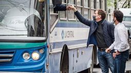 REGRESO. La próxima será la cuarta visita de Santilli a Pilar este año en tren de campaña..