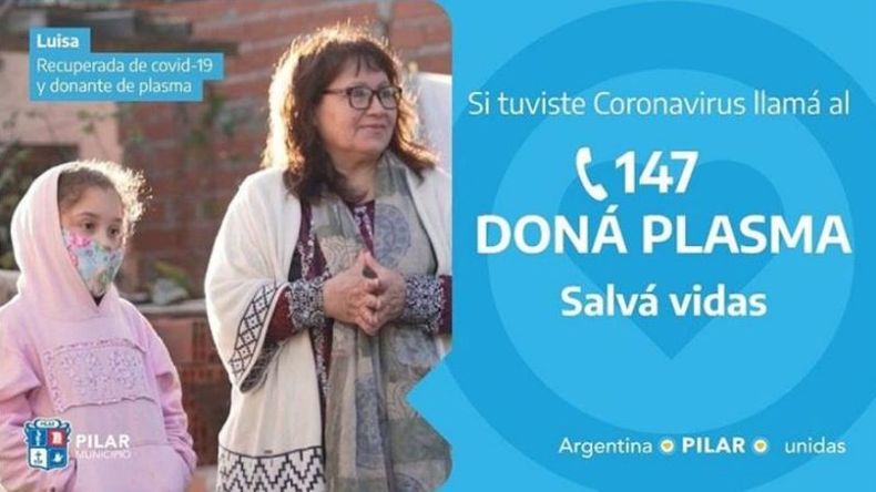 Luisa Salvador, primera recuperada del distrito, es la cara de la campaña..