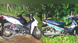 Las motos habían sido robadas en 2023 y en marzo de este año, respectivamente. Las motos habían sido robadas en 2023 y en marzo de este año, respectivamente.