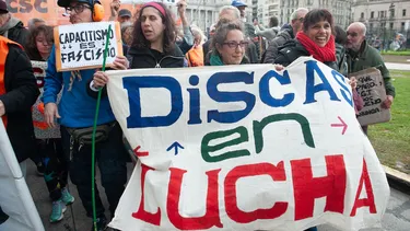 RECLAMO. Colectivos que defienden los derechos de los discapacitados e sumaron a la demanda. RECLAMO. Colectivos que defienden los derechos de los discapacitados e sumaron a la demanda.