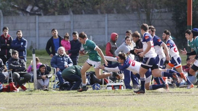 Clásico Verde. Los Pinos venció 27-16 a Sociedad Hebraica, en el choque válido por Reubicación IV, disputado en La Lonja..