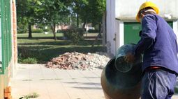 EN OBRA. El Consejo defendió su trabajo en las escuelas durante el receso..