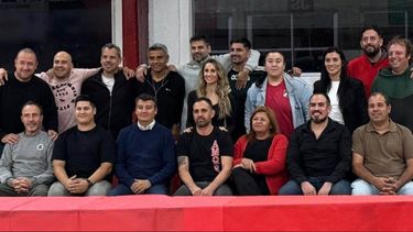 La nueva comisión de Sportivo Pilar consagrada el domingo.