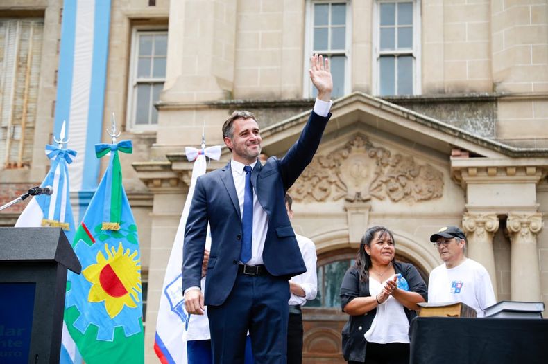 CUATRO AÑOS MÁS. Achával juró esta semana su segundo mandato. Busca diálogo con el Gobierno nacional. &nbsp;
